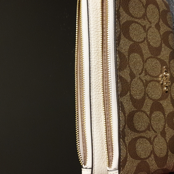 Coach double zip wallet/wristlet in signature canvas - Picture 8 of 8